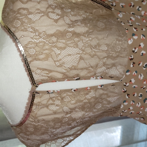 🌾ANTHROPOLOGIE HAZEL LACE PEPLUM TOP, SZ SMALL - Picture 9 of 11